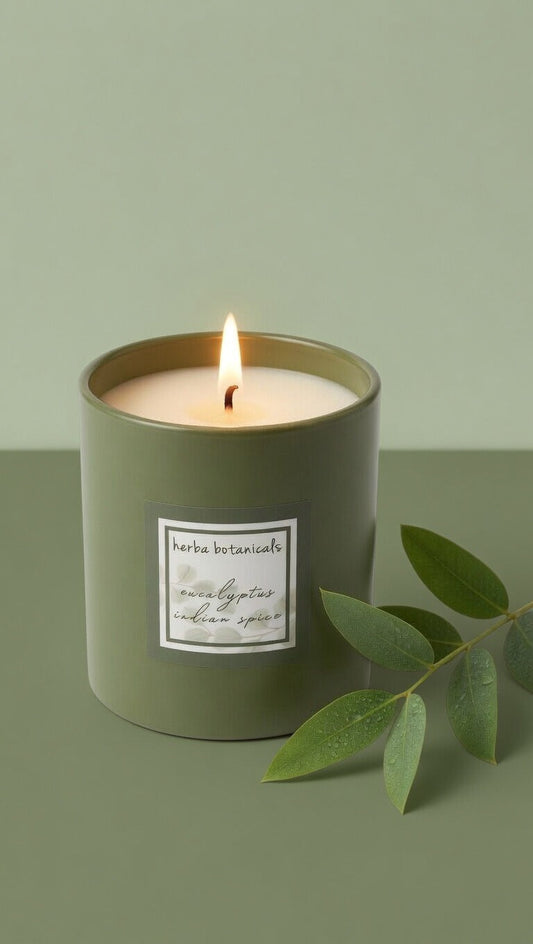 coconut plant-based wax candle