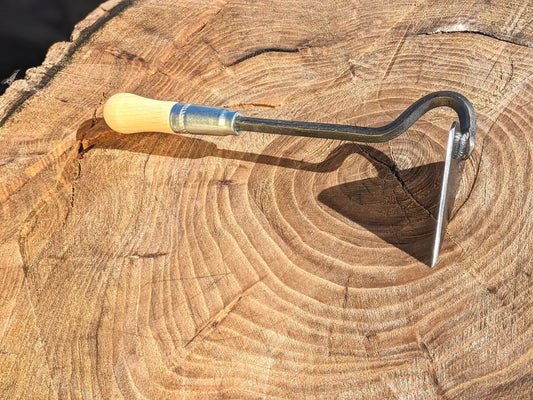V-Hoe (Warren Hoe, Aggressive Hoe) Hand Forged Garden Tool