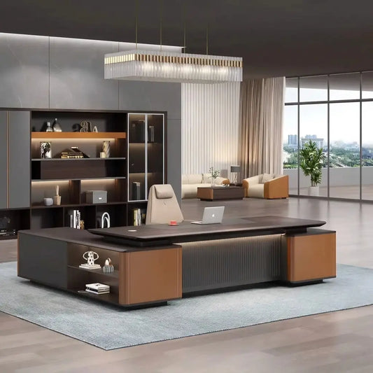 Wilcroft · Modern L-Shaped Executive Desk