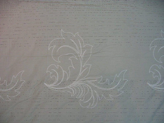 DaDa Bedding Jacquard Paisley Floral Leaves Flat Sheet & Pillow Cases Set - Twin 2-Pieces (FS8197)