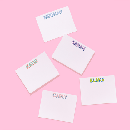 Modern Classics Personalized Stationery