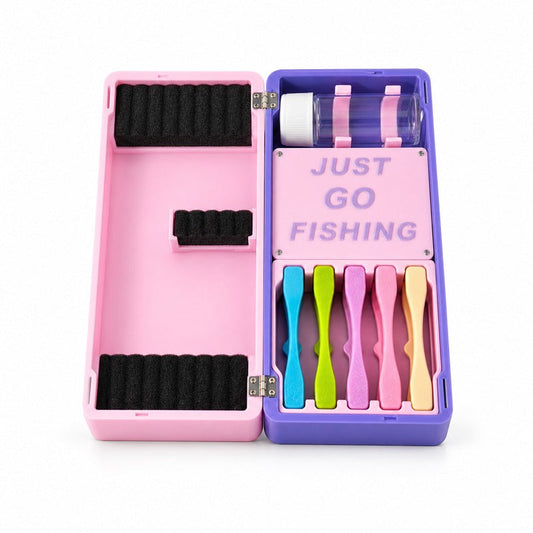 Micro Fishing Multifunction Rig Organizer Box Set - Compact Tackle Storage, Floats&Baits Not Included