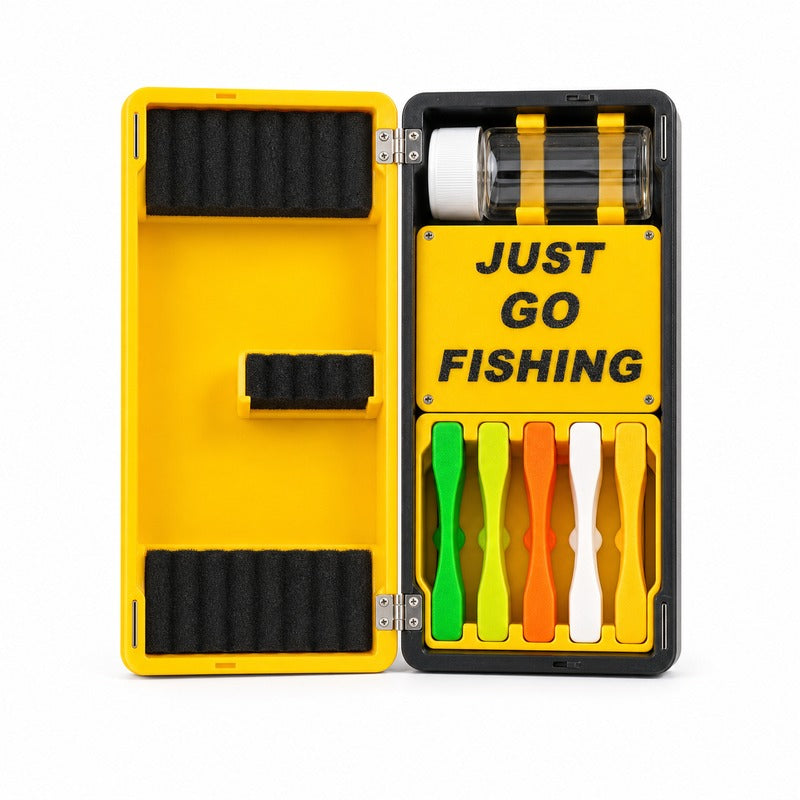 Micro Fishing Multifunction Rig Organizer Box Set - Compact Tackle Storage, Floats&Baits Not Included