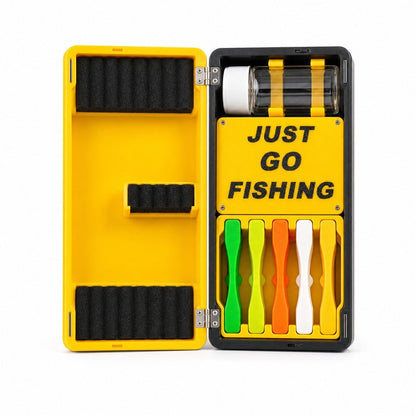 Micro Fishing Multifunction Rig Organizer Box Set - Compact Tackle Storage, Floats&Baits Not Included