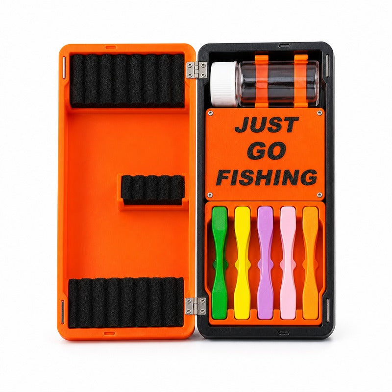 Micro Fishing Multifunction Rig Organizer Box Set - Compact Tackle Storage, Floats&Baits Not Included