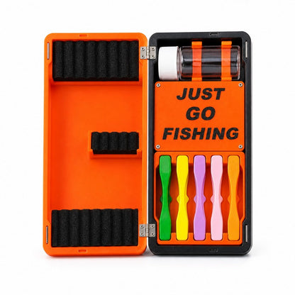 Micro Fishing Multifunction Rig Organizer Box Set - Compact Tackle Storage, Floats&Baits Not Included