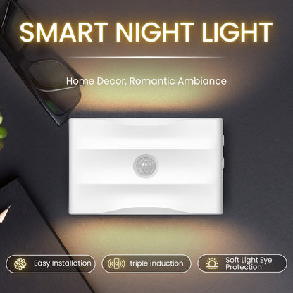 Rechargeable Battery Night Light ,1500 mah , Adjustable Brightness for Bathroom, Bedroom, Kitchen, Cabinet, Stairs, Hallway