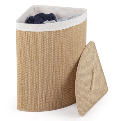 15 Gallon Bamboo Laundry Hamper with Removable Liner