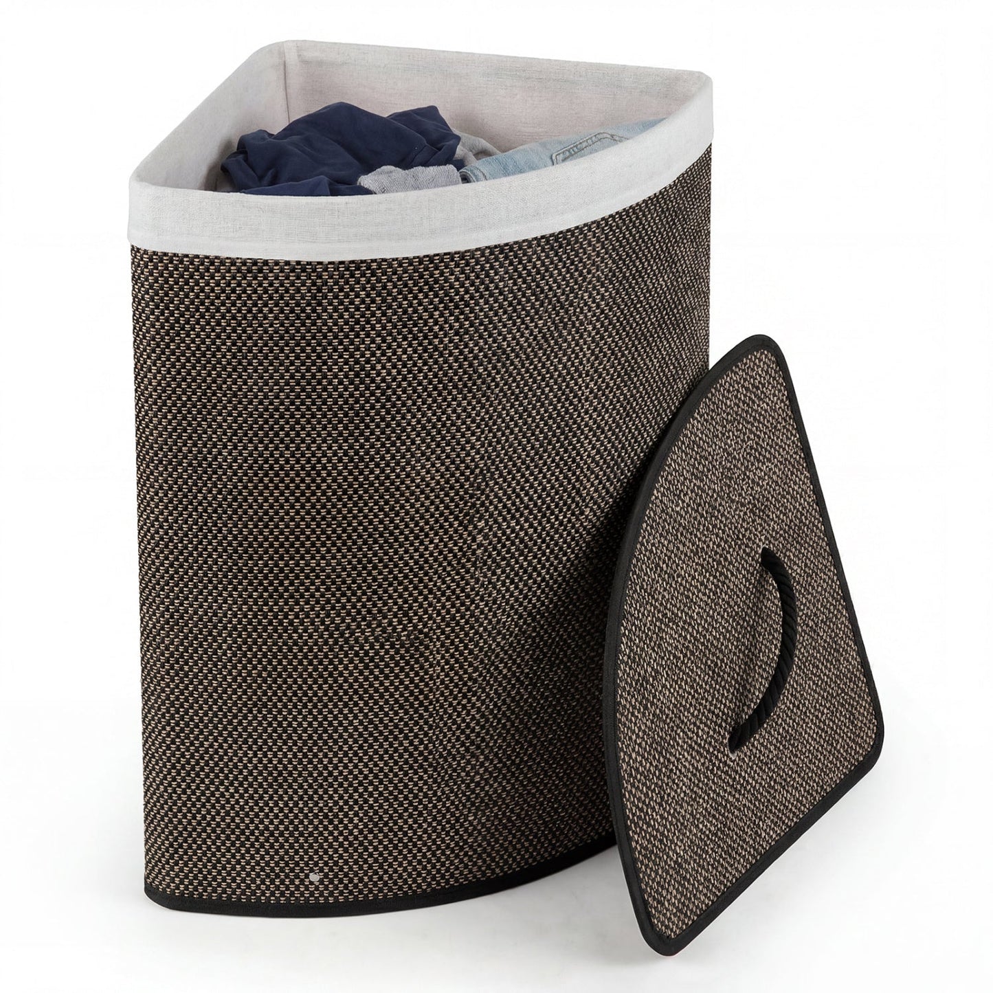 15 Gallon Bamboo Laundry Hamper with Removable Liner