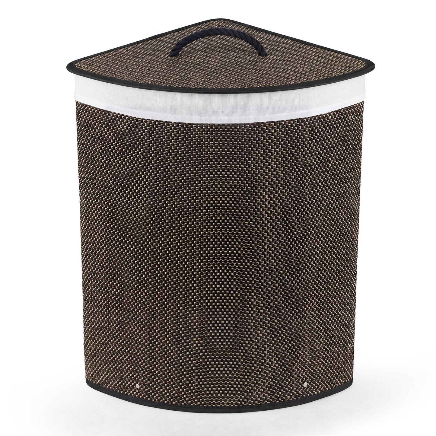 15 Gallon Bamboo Laundry Hamper with Removable Liner