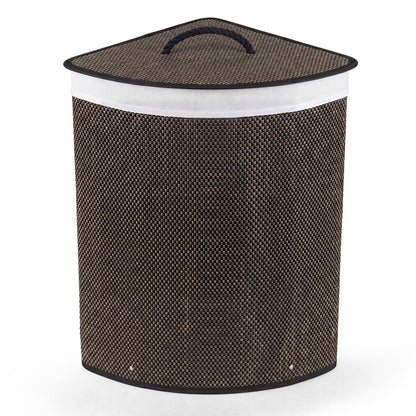 15 Gallon Bamboo Laundry Hamper with Removable Liner