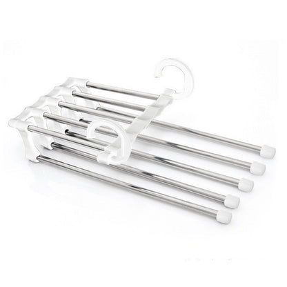 5 In 1 Multi-functional Stainless Steel Clothes Hangers