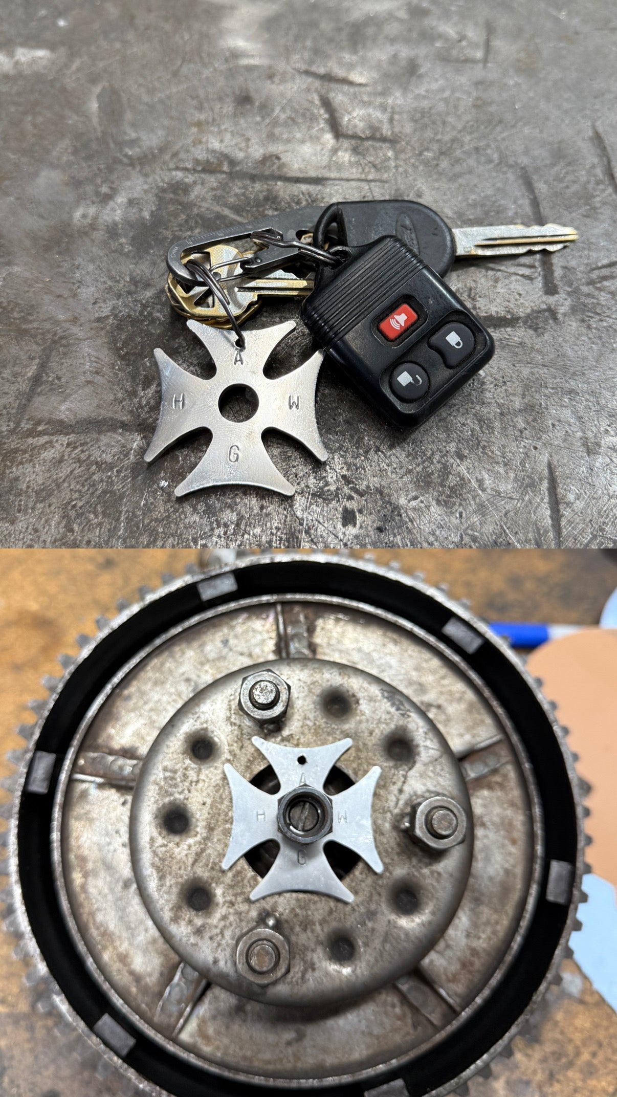 Clutch Tool Keychain - 4-Speed
