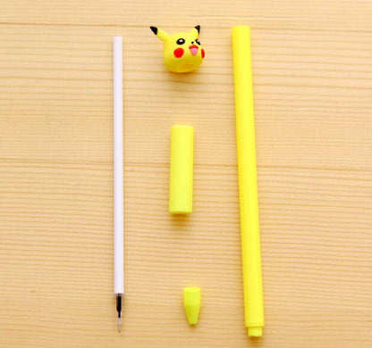 2pc Cartoon Kawaii Cute Plastic Pokemon Gel Pens For Kids Novelty Gift Korean Stationery Office School Supplies