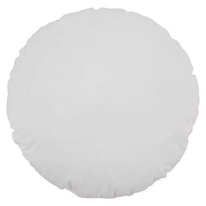 Fennco Styles Cookies for Santa Christmas Decorative Throw Pillow 17" Round - Red & White Festive Cushion for Home, Couch, Living Room, Holidays Décor and Special Occasion