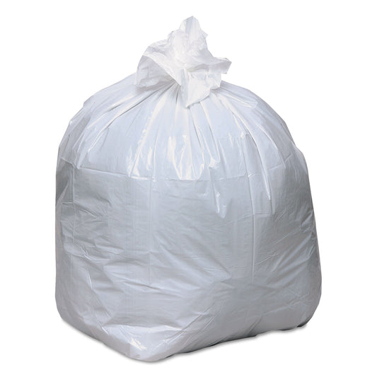 Earthsense Linear-Low-Density Recycled Tall Kitchen Bags, 13 gal, 0.85 mil, 24" x 33", White, 150/Box