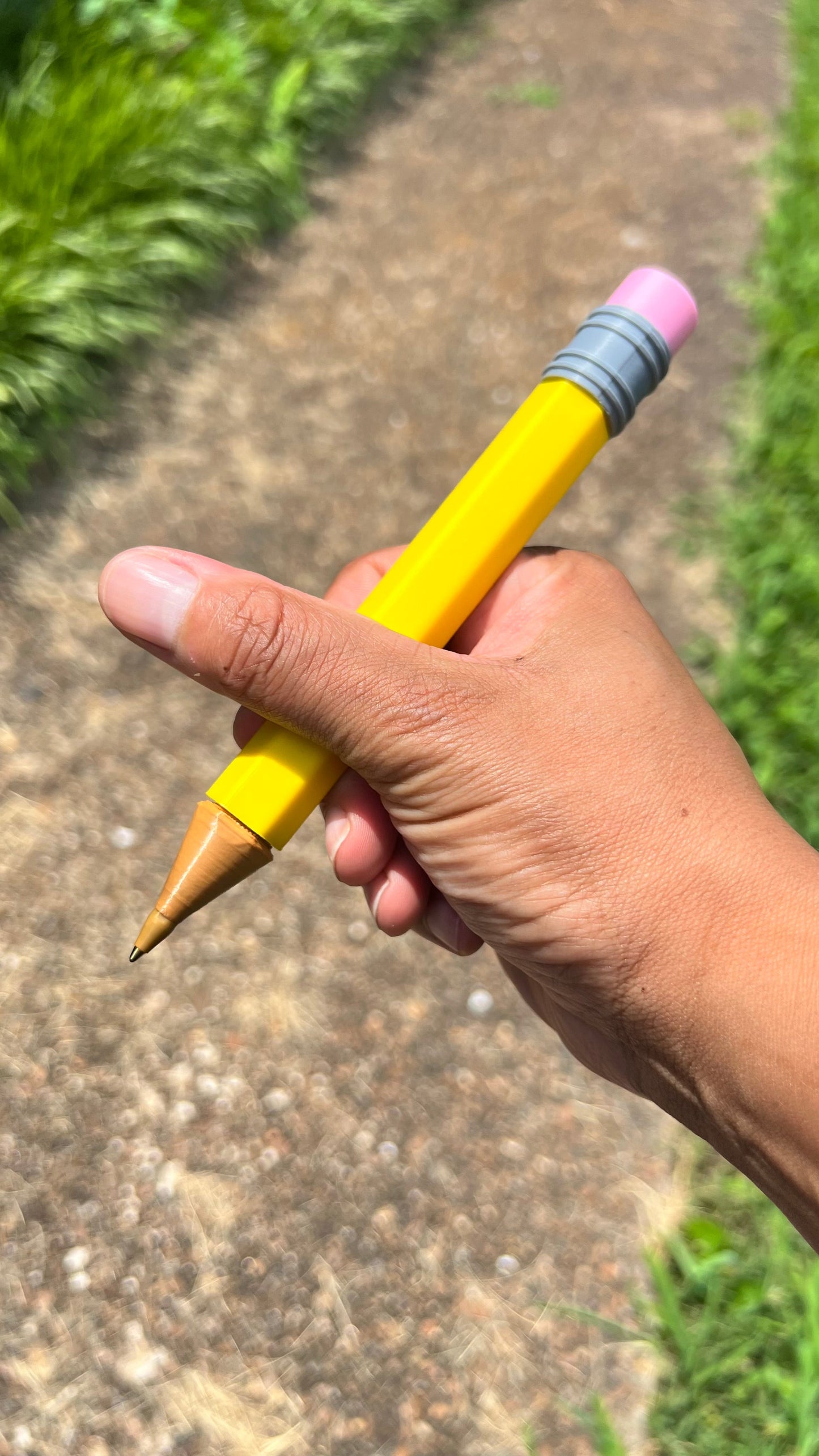 3D Printed Jumbo Pencil Pen — Novelty Oversized Pencil | BIC Refillable | Back to School | Daisie Designs