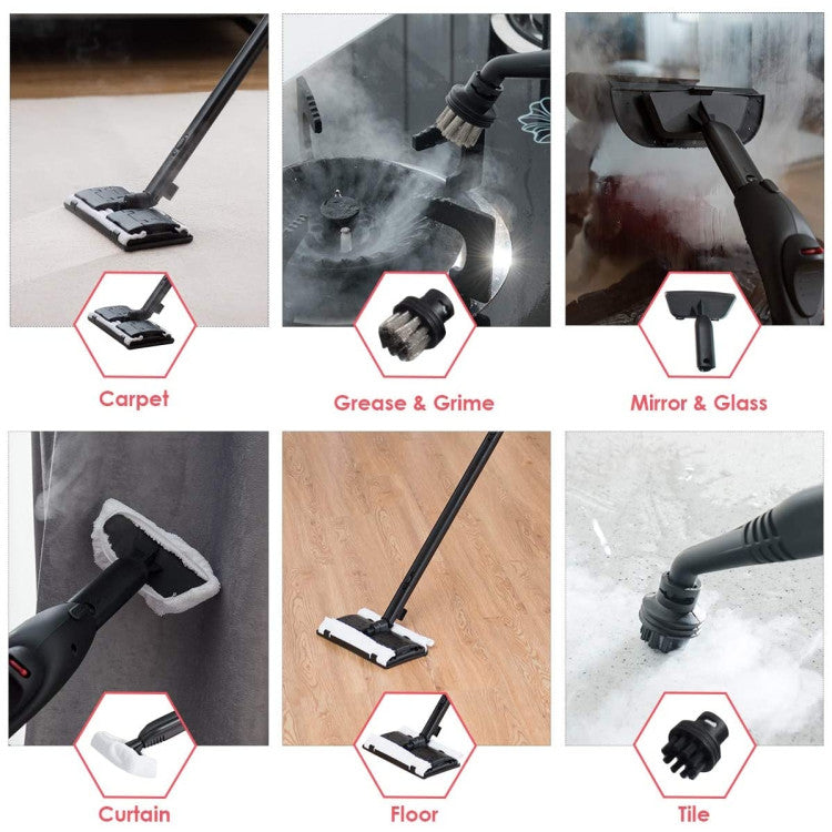 2000W Heavy Duty Multi-purpose Steam Cleaner Mop with Detachable Handheld Unit