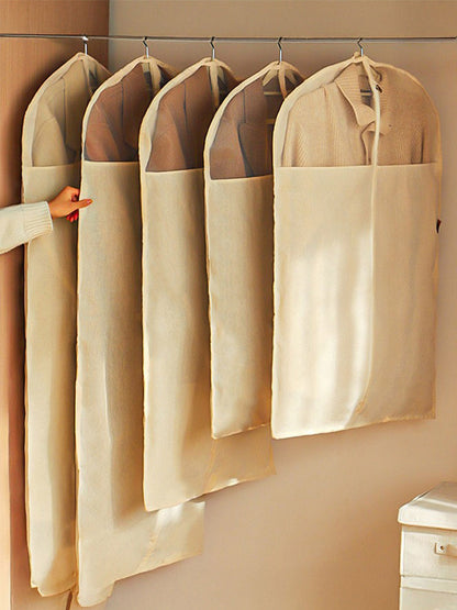 Linen Cotton Clear Window Dust-Proof Storage Bags