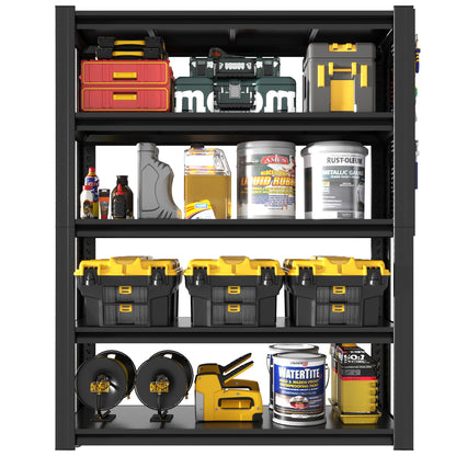 Heavy-Duty 5-Tier Adjustable Storage Shelving Unit - 78"H
