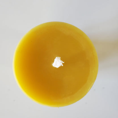 3-Inch Wide Beeswax Pillar Candles