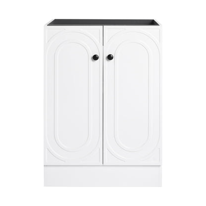 Modern Freestanding Bathroom Vanity With Soft Close Cabinet Doors