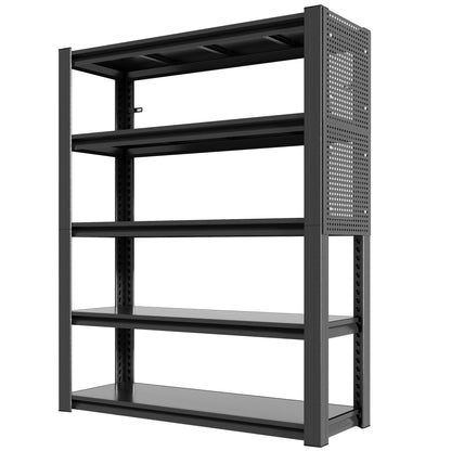 Heavy-Duty 5-Tier Adjustable Storage Shelving Unit - 78"H