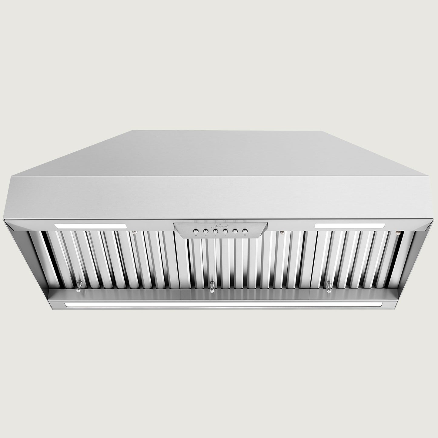 Nauxus 36 Inch Range Hood Insert, 600 CFM High Power Kitchen Vent with 4 Speeds Ultra-Quiet Operation, Dimmable LED Lighting Dishwasher Safe Filtration System , NX-19IS-36