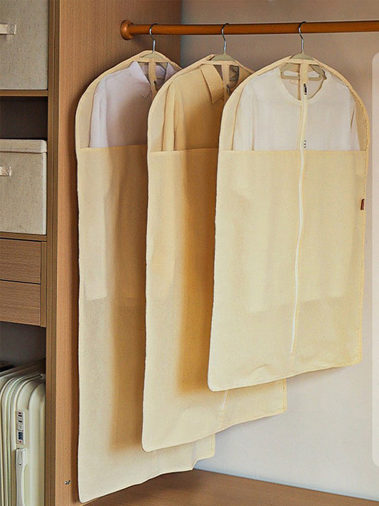 Linen Cotton Clear Window Dust-Proof Storage Bags