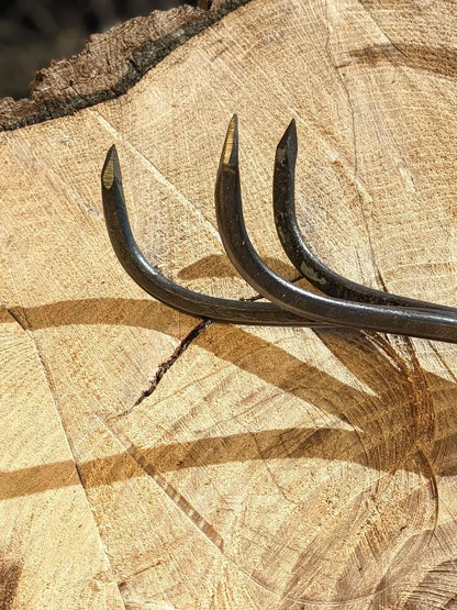 3 Tine Cultivator, Hand Forged Garden Tool, Lifetime Guarantee