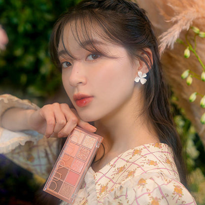 rom&nd Better Than Palette Eyeshadow Palette 01 Pampas Garden - 10 Color Eyeshadow Palette with Matte & Shimmer Finish