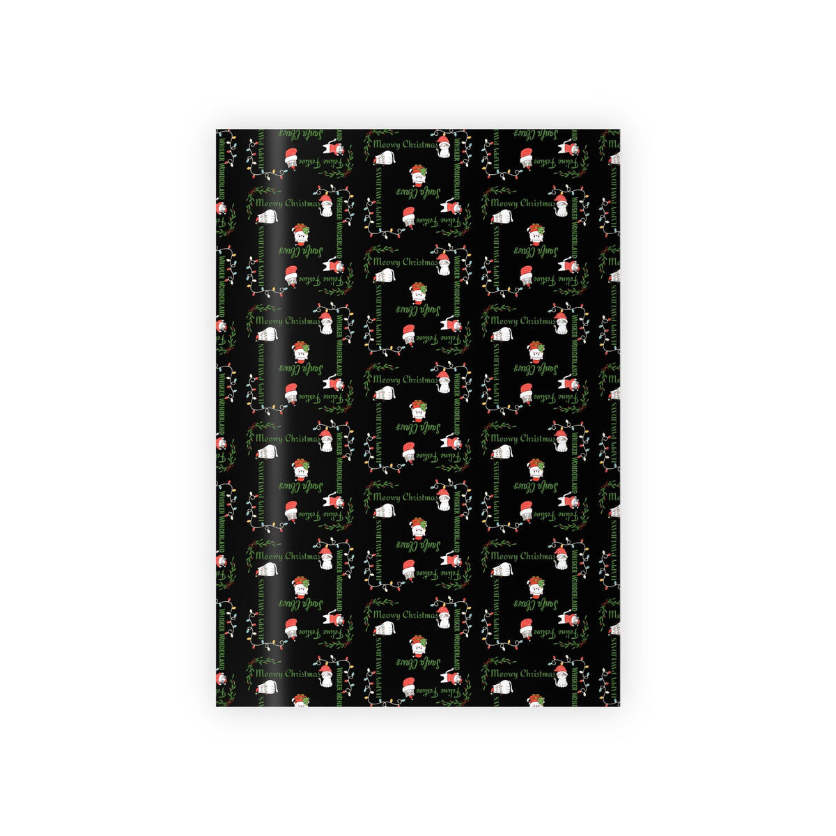 Cat Pun Christmas Gift Wrap Roll for Purr-fect Holiday Gift Giving
