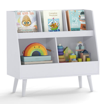 Kids Bookshelf and Toy Organizer 5-Cube Storage Unit