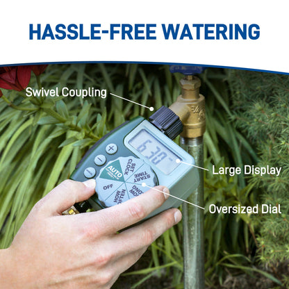 1-Outlet Programmable Hose Faucet Timer | Retail Packaging | 62061
