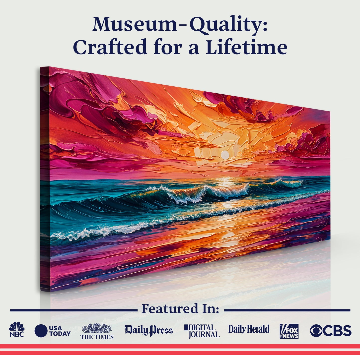 Coastal Sunset Wall Art