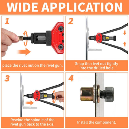 860Pcs Rivet Nut Tool Kit