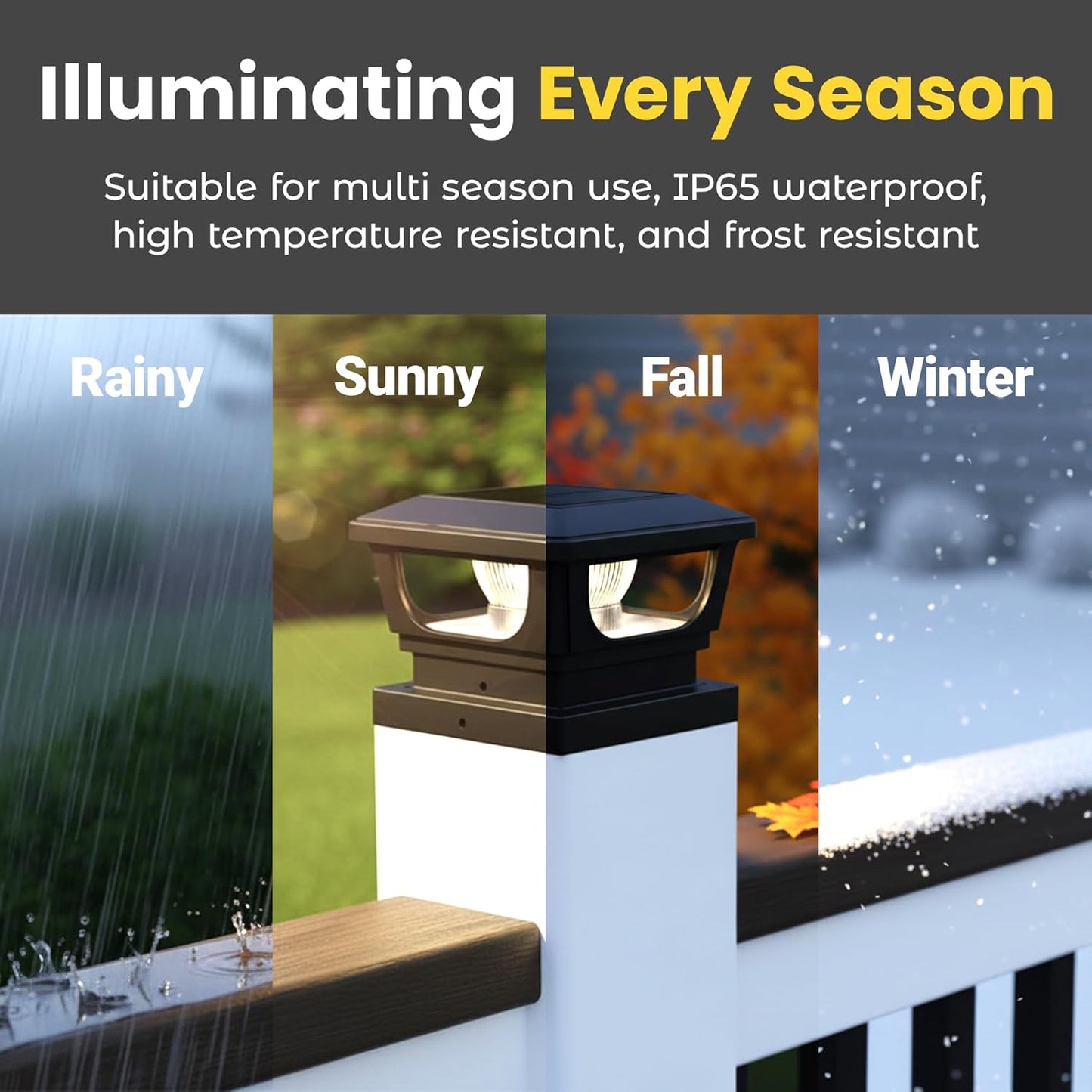 Solar Post Cap Lights BICSGL-12