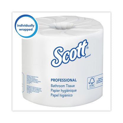 Scott Essential 100% Recycled Fiber SRB Bathroom Tissue, Septic Safe, 2-Ply, White, 506 Sheets/Roll, 80 Rolls/Carton