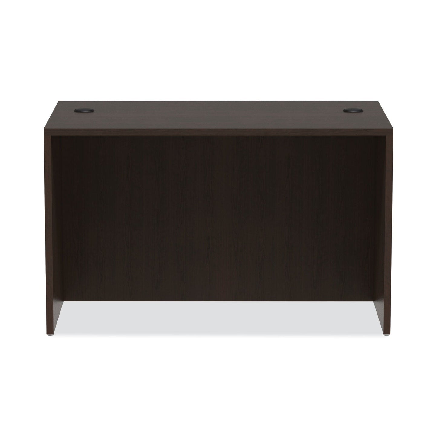 Alera Valencia Series Straight Front Desk Shell, 47.25" x 29.5" x 29.63", Espresso