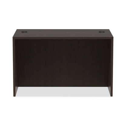 Alera Valencia Series Straight Front Desk Shell, 47.25" x 29.5" x 29.63", Espresso