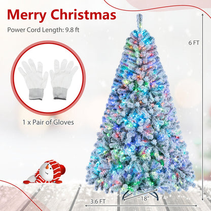 6 FT Smart Pencil Christmas Tree with RGB Lights & Music Sync