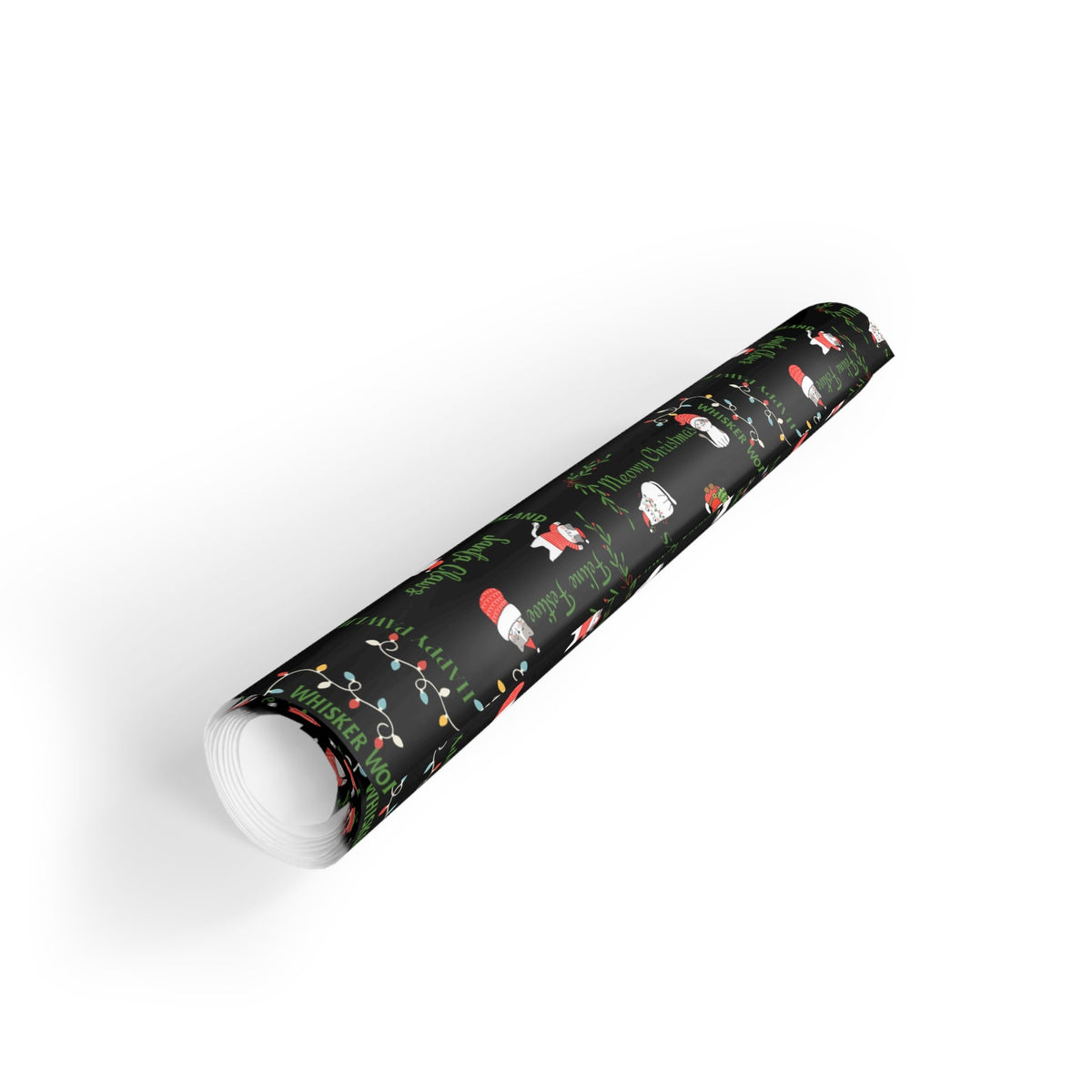 Cat Pun Christmas Gift Wrap Roll for Purr-fect Holiday Gift Giving