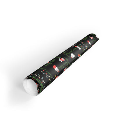 Cat Pun Christmas Gift Wrap Roll for Purr-fect Holiday Gift Giving