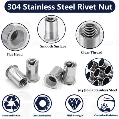 860Pcs Rivet Nut Tool Kit