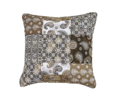 DaDalogy Paisley Dreams Floral Bed in a Bag Set - Olive Brown