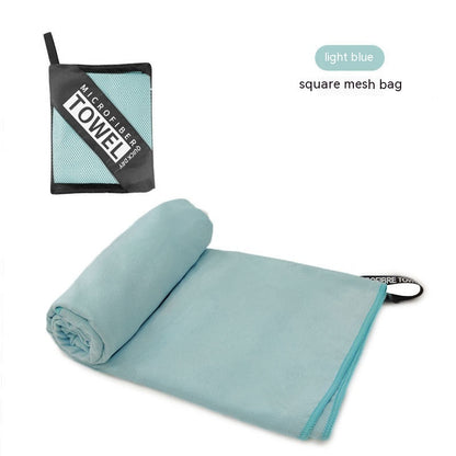 Double-sided Velvet Quick-drying Sports Towel Sweat-absorbent Beach Bath Towel Microfiber Production