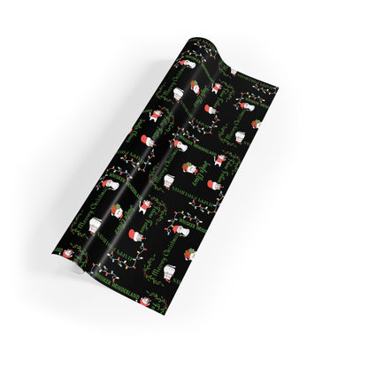 Cat Pun Christmas Gift Wrap Roll for Purr-fect Holiday Gift Giving
