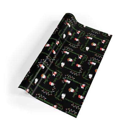 Cat Pun Christmas Gift Wrap Roll for Purr-fect Holiday Gift Giving