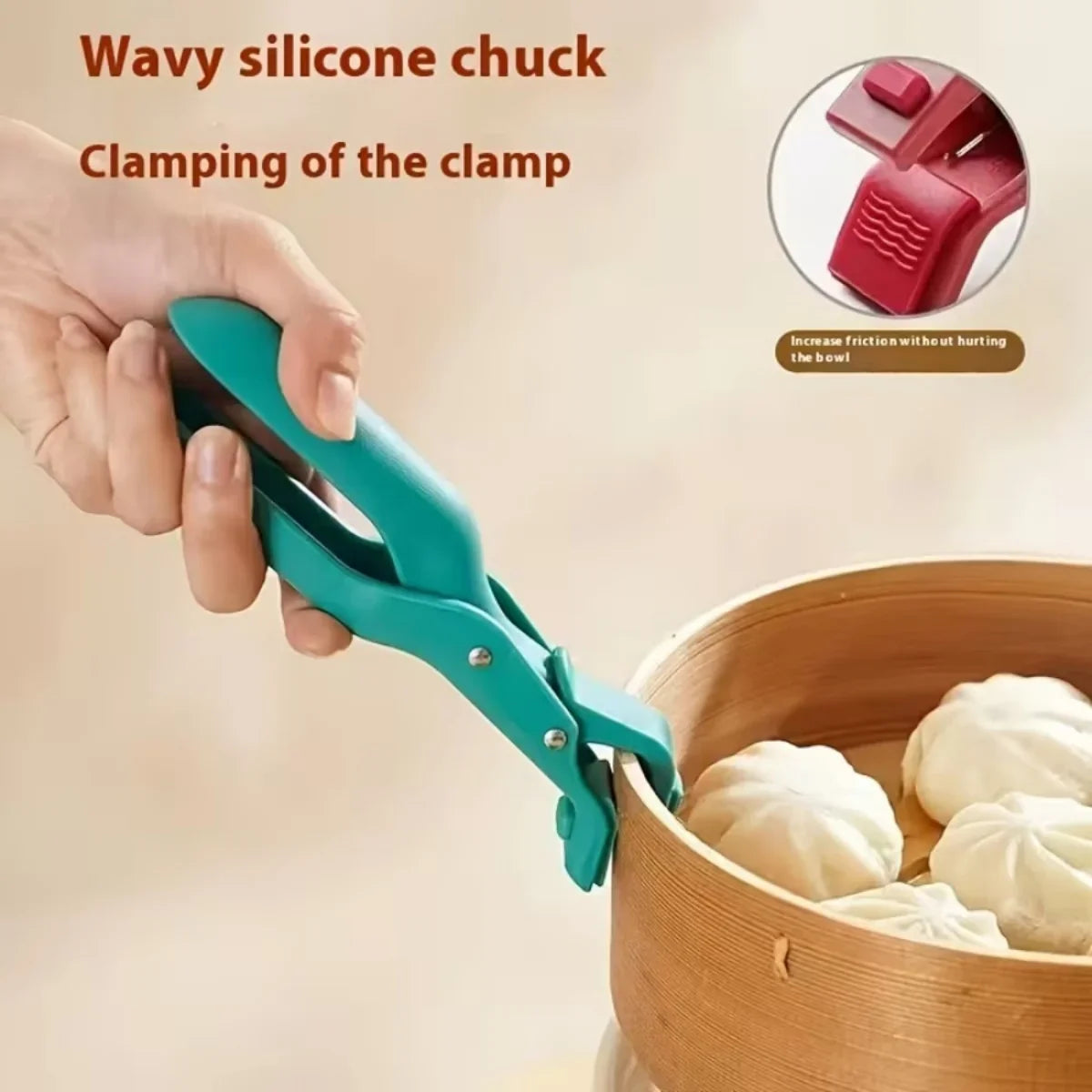 Multi-Function Hot Plate Gripper – Anti-Scald Bowl & Dish Clamp