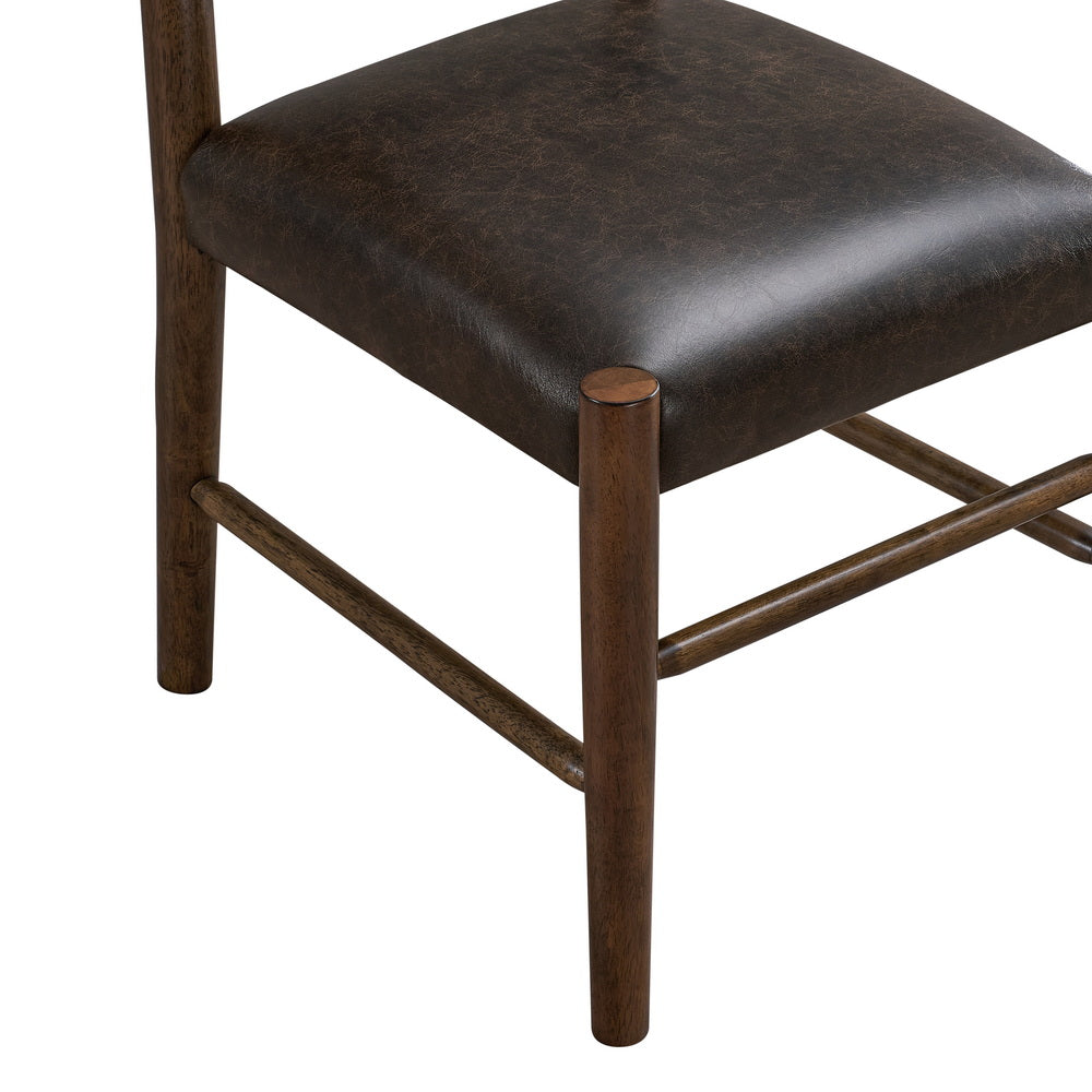 ACTU 58” Mid-Century Modern Dining Table Set for Small Spaces (Seats 4–6)